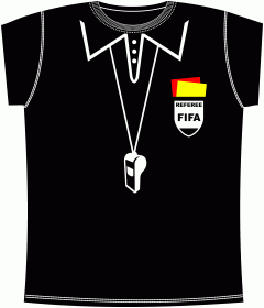 Прикольные футболки: Football Referee Black